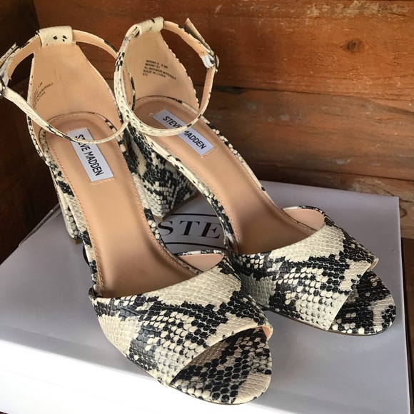 Steve Madden Shoes - Steve Madden Snakeskin Heels Steve Madden Shoes - Steve Madden Snakeskin Heels